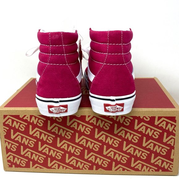 VANS Sk8-Hi Cerise Canvas Suede Pink Women - Picture 3 of 8